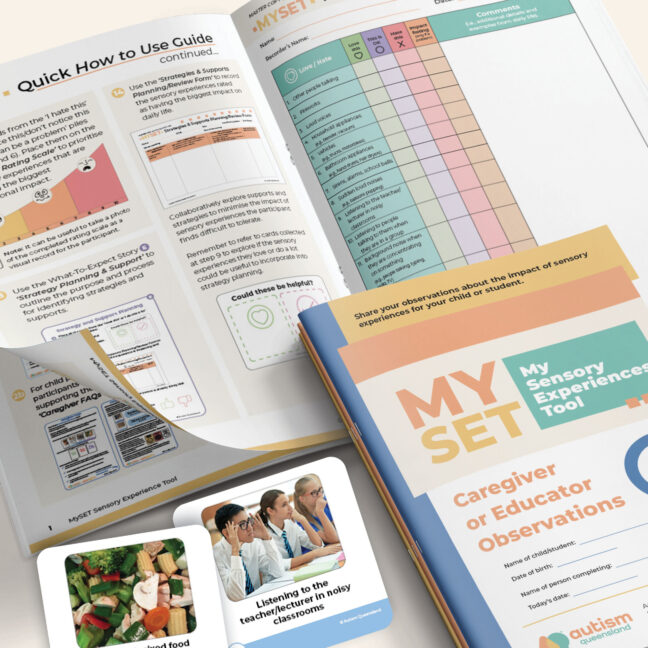 MYSET (My Sensory Experiences Tool)